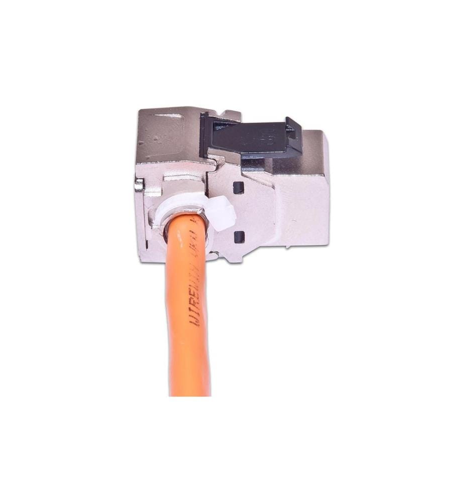 WIREWIN - Module Keystone Cat.6A, RJ-45, STP coudé à 90°