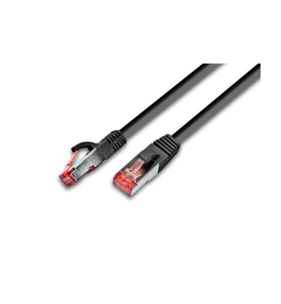 WIREWIN - Câble patch RJ-45 - RJ-45, Cat 6A, S/FTP, 0.5 m, Noir