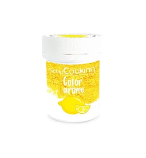 ScrapCooking - Lebensmittelfarbenpulver mit Aroma Zitrone Pulver Gelb 10 g