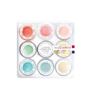 ScrapCooking - Lebensmittelfarben Set pastell 160 g, 9 Stk.