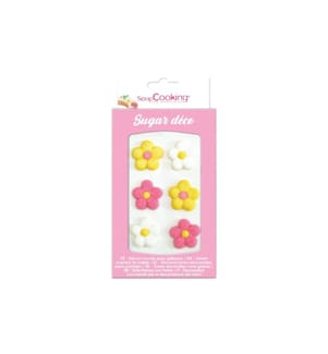 ScrapCooking - Zuckerdekore Blumen 6 Stück