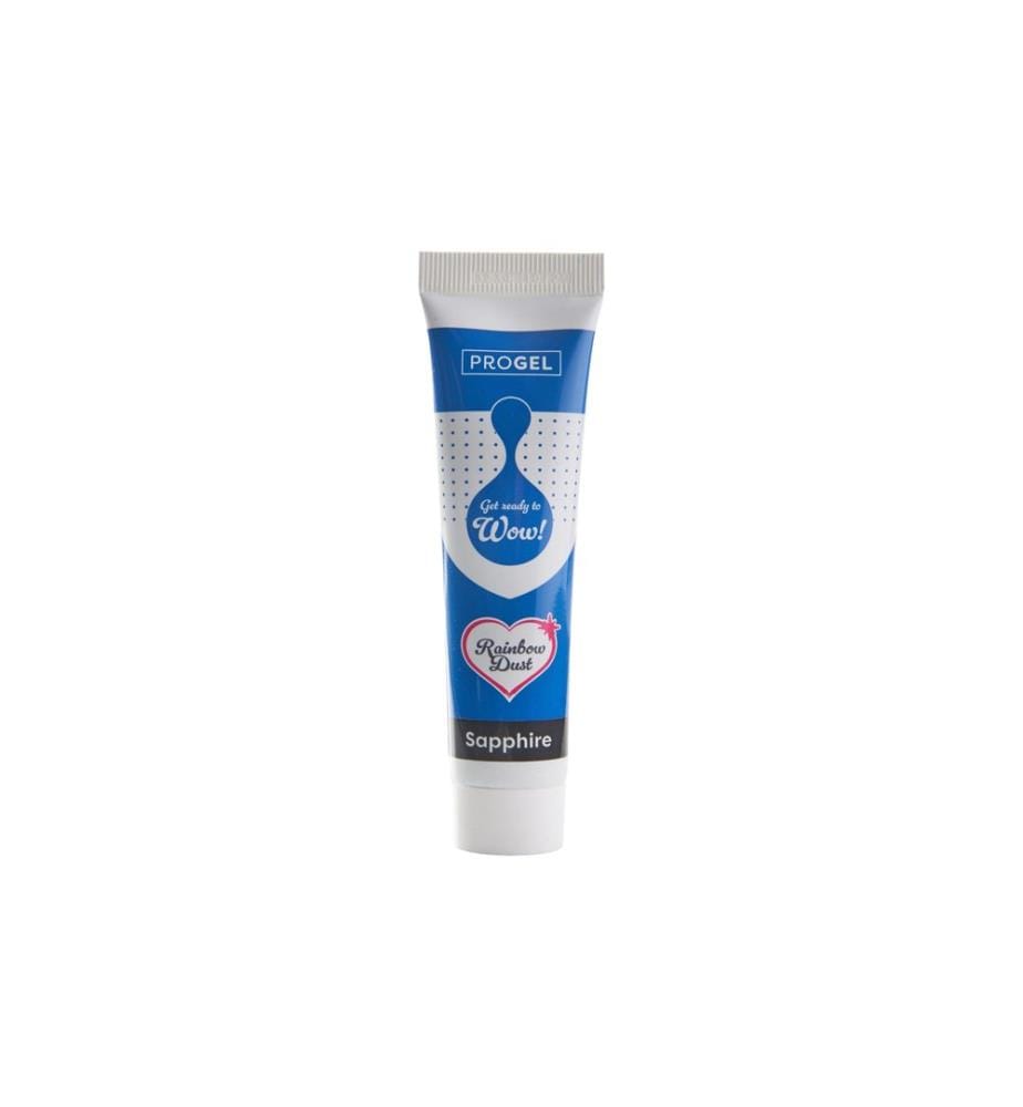 Rainbow Dust - ProGel Lebensmittelfarbe Saphire Blau 25 g