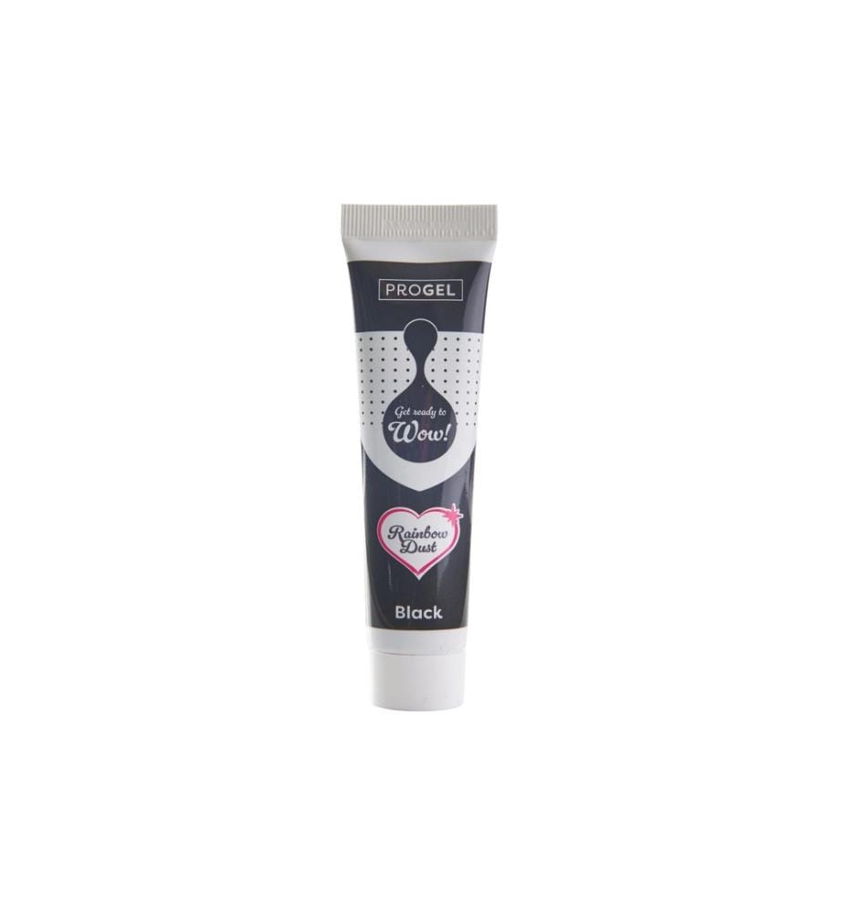 Rainbow Dust - ProGel Lebensmittelfarbe Schwarz 25 g