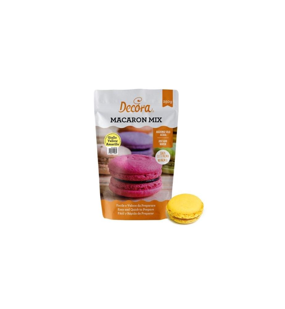 DECORA - Macaron Backmischung gelb 250 g