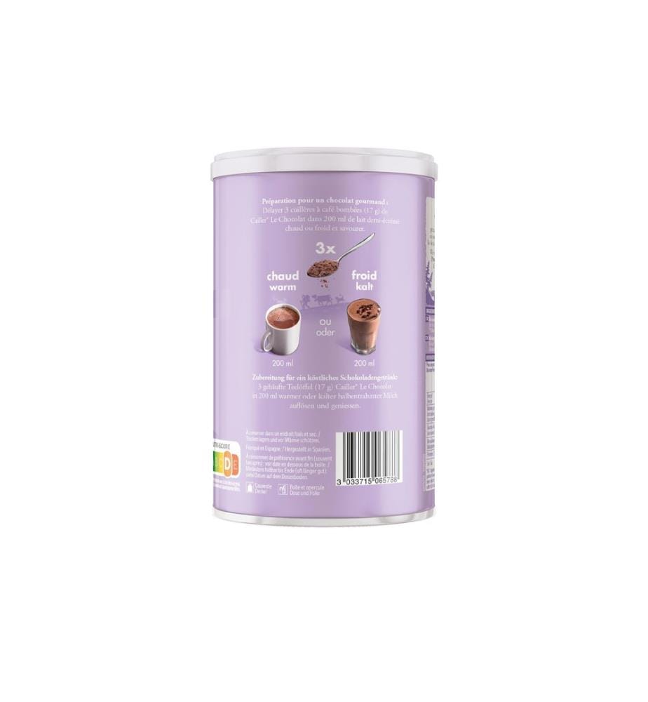 CAILLER - Le Chocolat – Schokoladenpulver 500 g