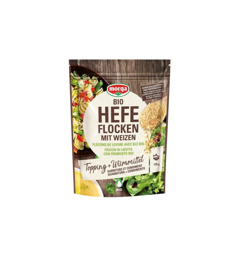 Morga - Bio Hefeflocken mit Weizen 125 g