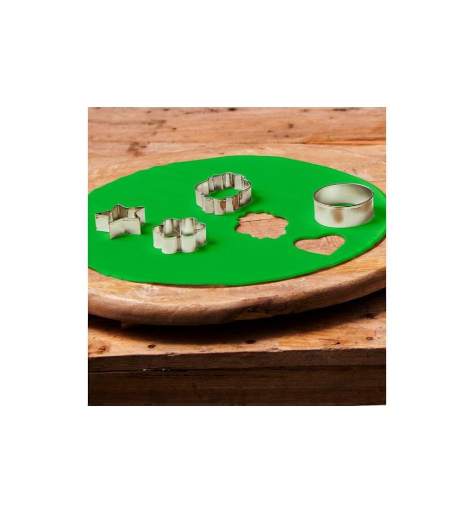 FUNCAKES - Couverture de fondant déroulée vert, 430g