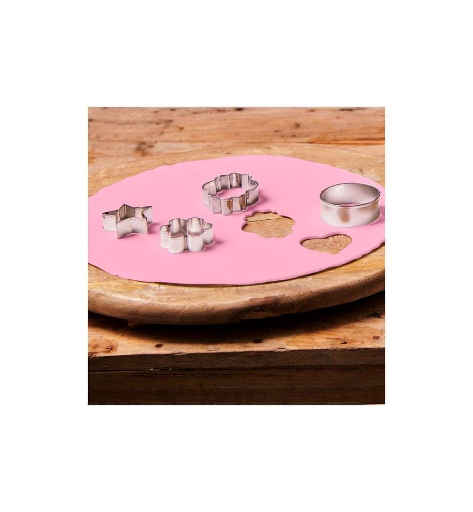 FUNCAKES - Couverture de fondant déroulée Rose, 430g