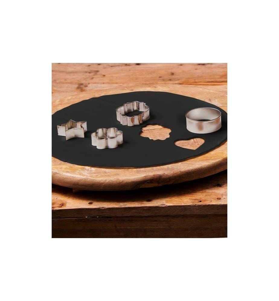 FUNCAKES - Couverture de fondant déroulée noir, 430g