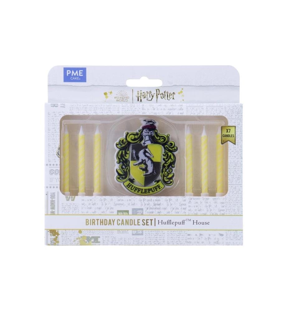 Set de bougies PME Harry Potter, Maison Poufsouffle 7 pièces
