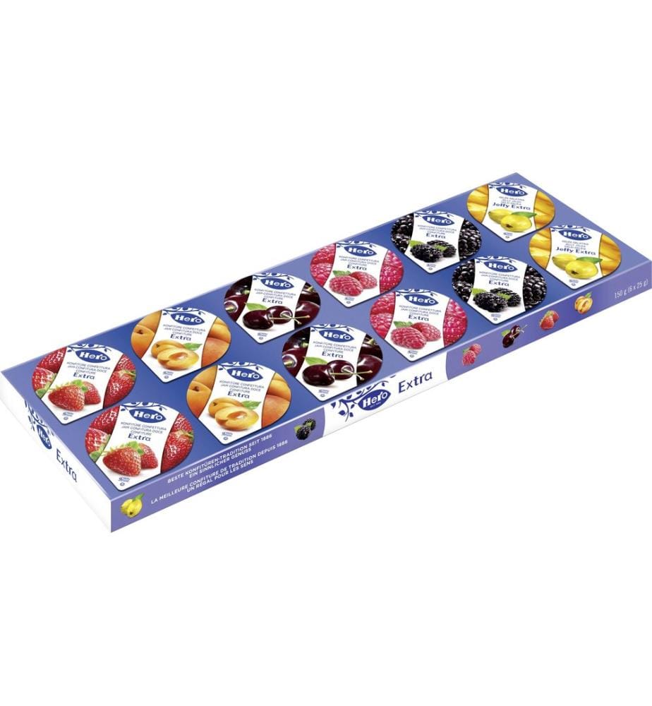 Hero Confiture assortie 12 x 25 g (300 g)