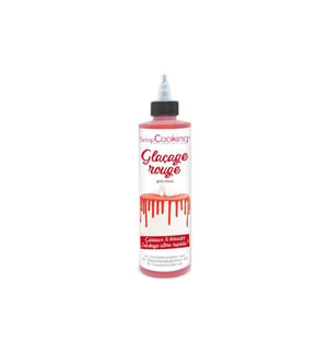 ScrapCooking Glaçage saveur chocolat Drip Cake Rouge 130 g Rouge