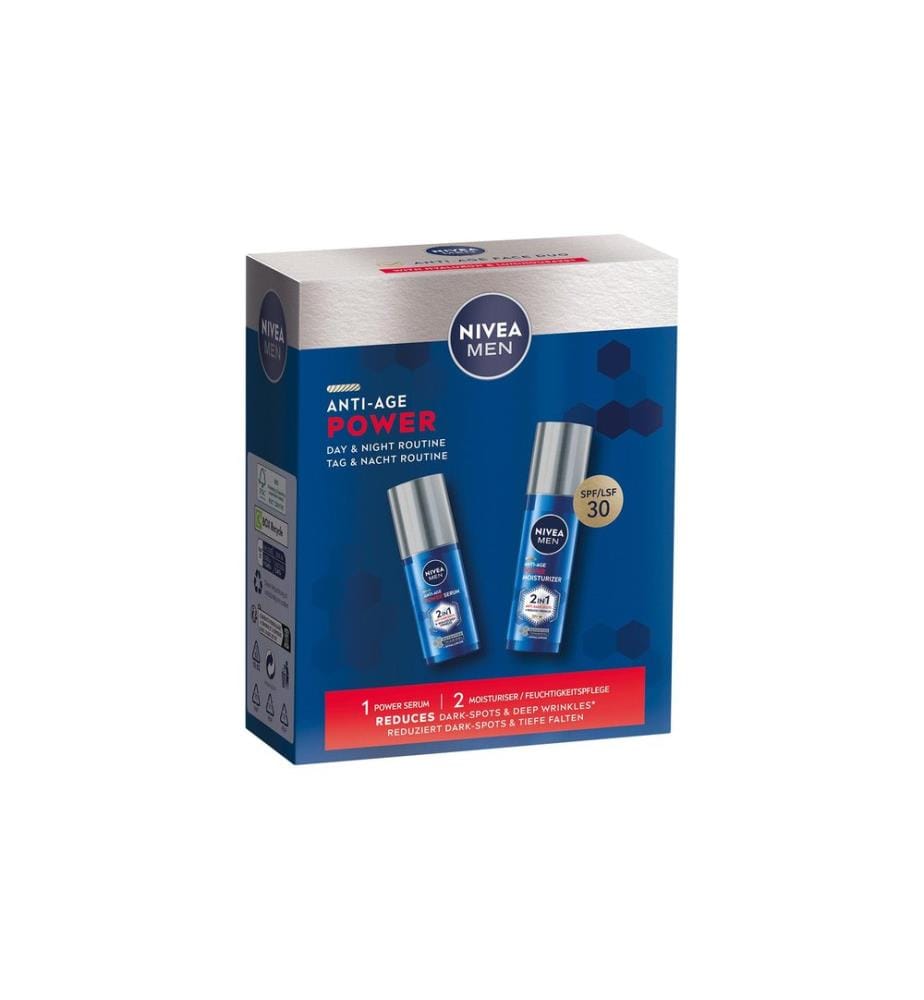 NIVEA MEN - Sérum pour le visage Puissance anti-âge Set
