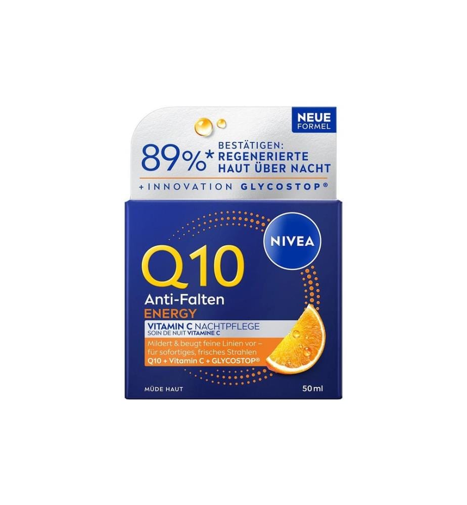 NIVEA - Nachtcrème Q10 Energy Anti-Falten 50 ml