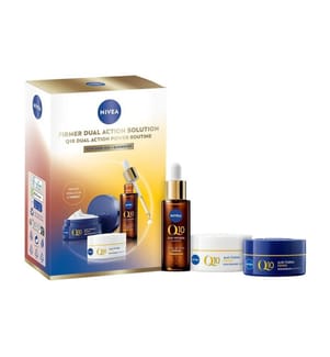 NIVEA - Q10 Anti-Falten Power Set – Tag, Nacht & Dual Action Serum