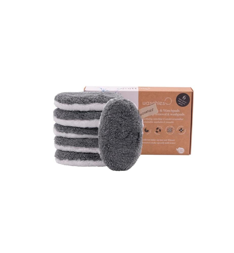 Waschies - Abschminkpads Grau 6er Set