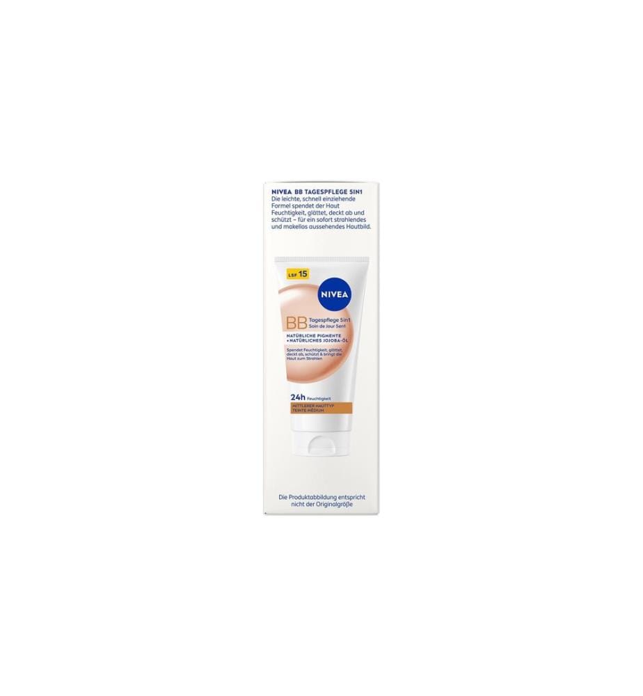 NIVEA - BB Soin de jour 5en1 Moyen SPF 15 50 ml