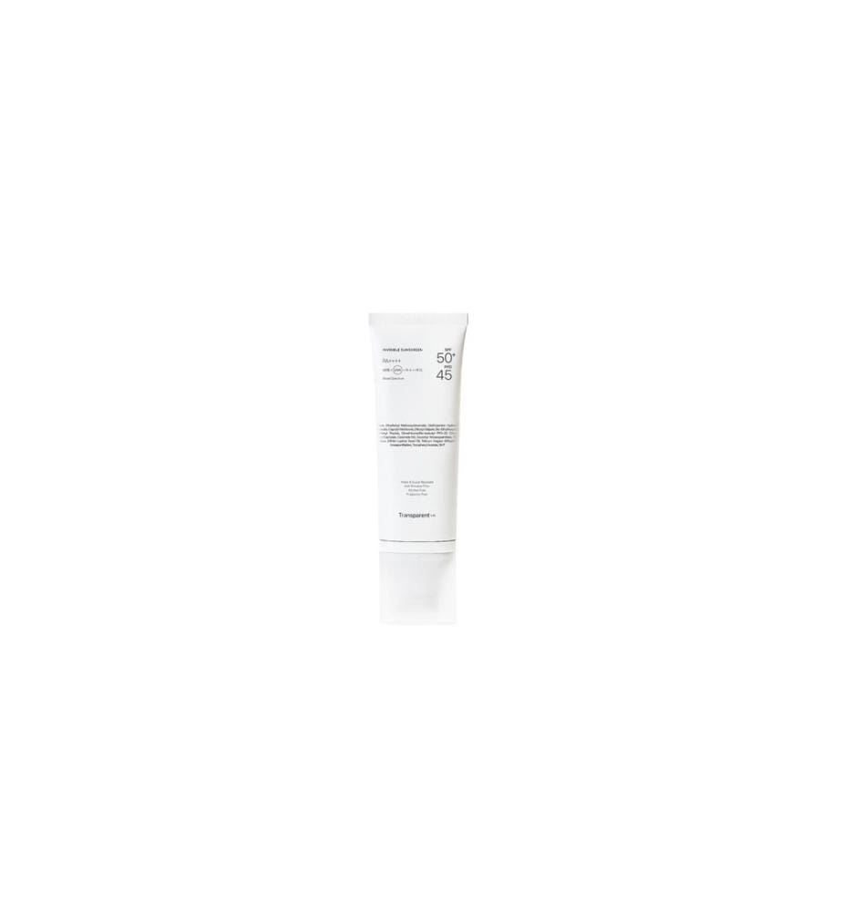 Transparent Lab - Gesichtscrème Invisible Sunscreen SPF50+ 100 ml