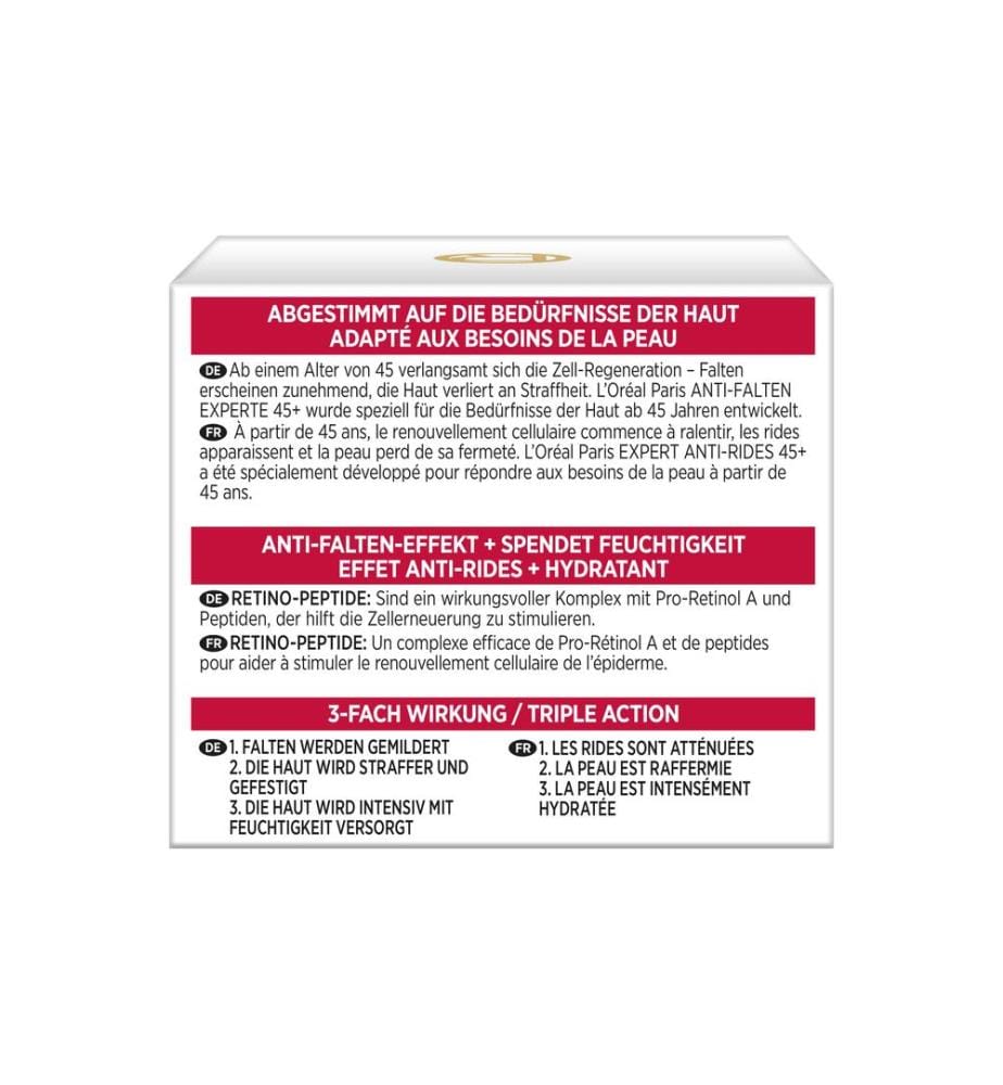 L'Oréal Paris - Crème de nuit Soin intensif expert anti-rides 45 50 ml