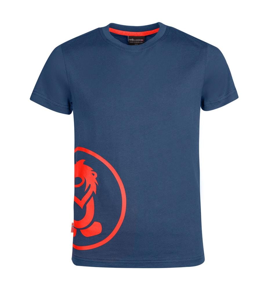 T-Shirt - Blu Marino e Rosso Scuro