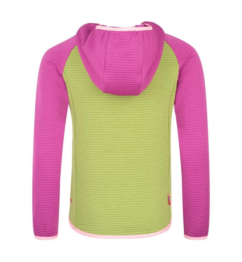 Sirdal Jacket - fresh berry and candy pink and hedge green