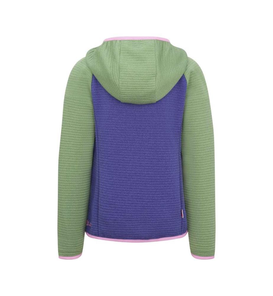 Veste Sirdal - Vert pistache/Bleu violet/Rose sauvage
