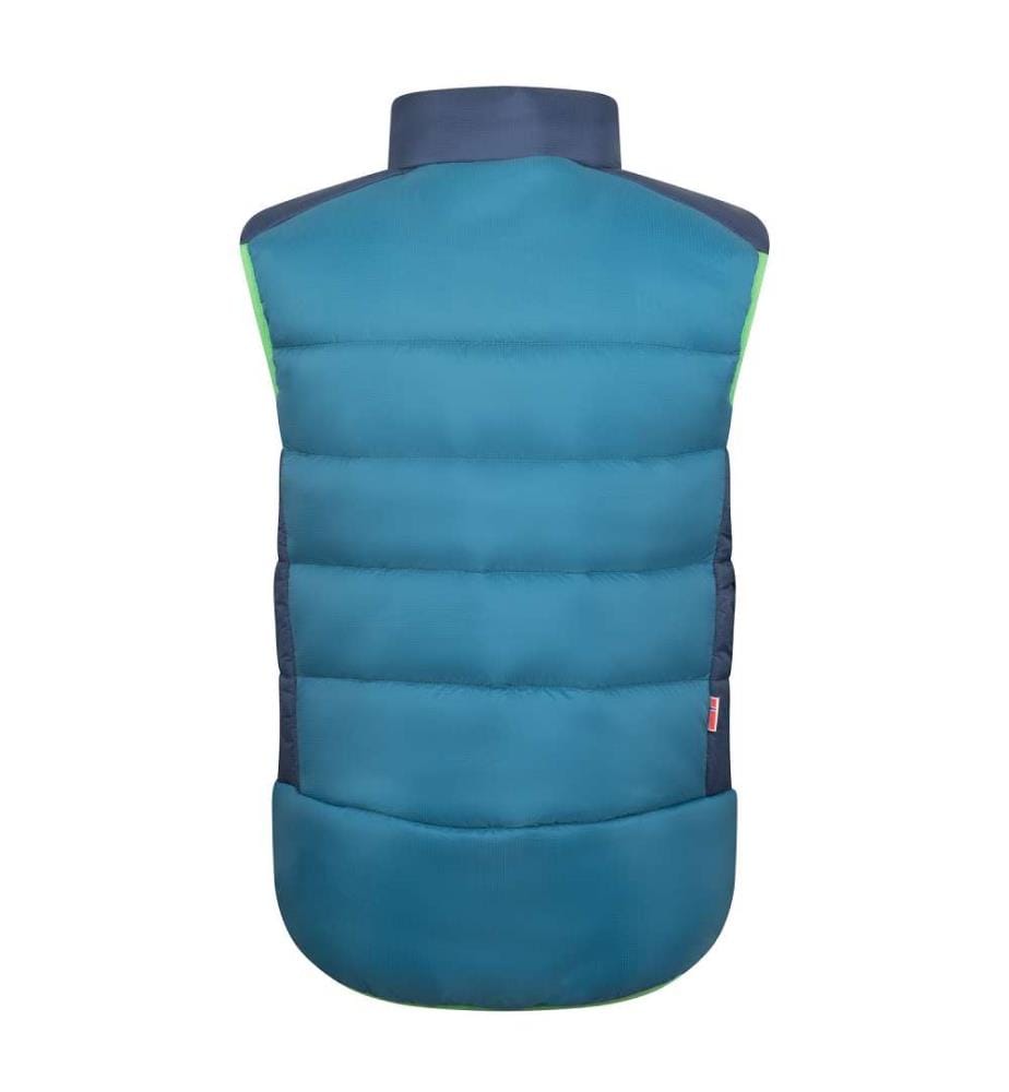 Hardanger Vest - Mystic Blue & Dark Marine & Fresh Green