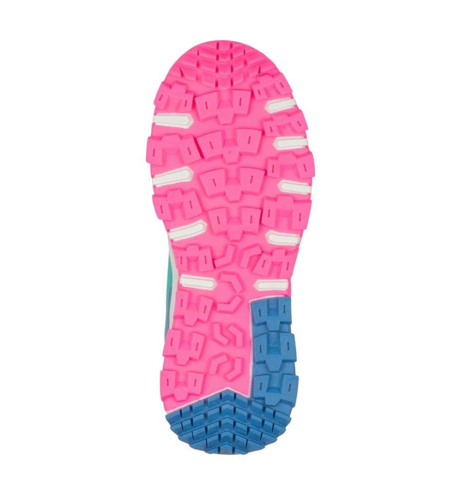 Sandefjord Wanderschuhe XT - Aquamarin und Kornblume und helles Magenta