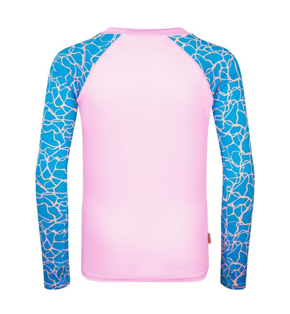 Camicia Haukland - blu dinamico e rosa confetto
