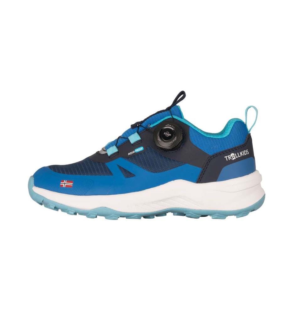 Trollfjord Hiker Low XT Waterproof Hiking Shoes - Alpine Blue & Pool Blue & Dark Indigo