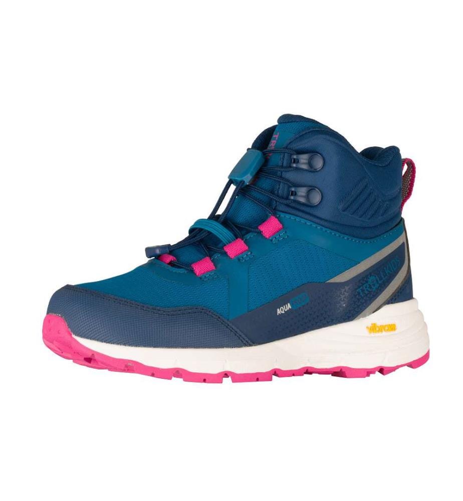 Skarvan Hiker Mid XT Chaussures de randonnée imperméables - Harbor Blue & Madeira Blue & Bright Pink