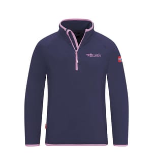 Nordland Half Zip - Veilchenblau/Wildrose