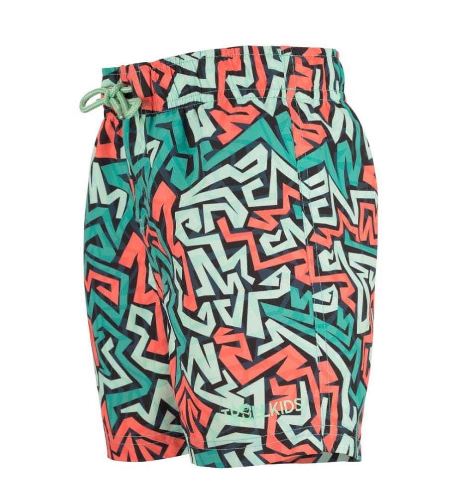 Pantaloncini Haukland - rosso radioso e blu corallo