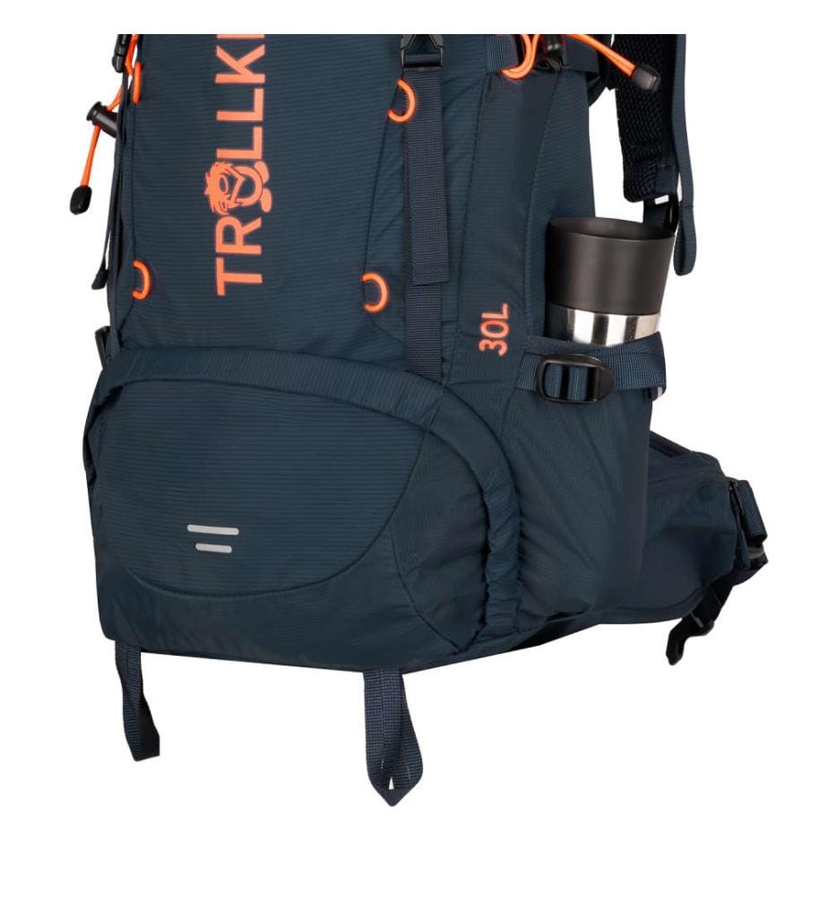 Trolltunga Pack 30L - Marine foncé/Orange fluo