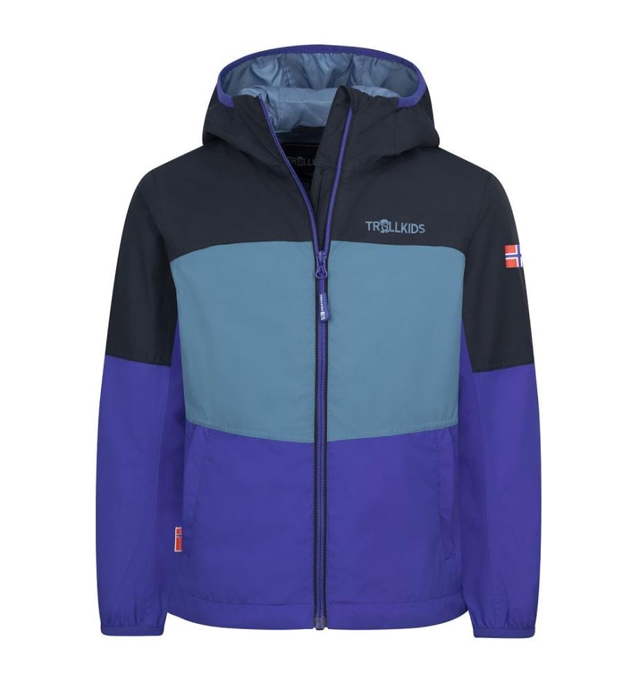 Veste Bjordal - noir, bleu acier et outremer