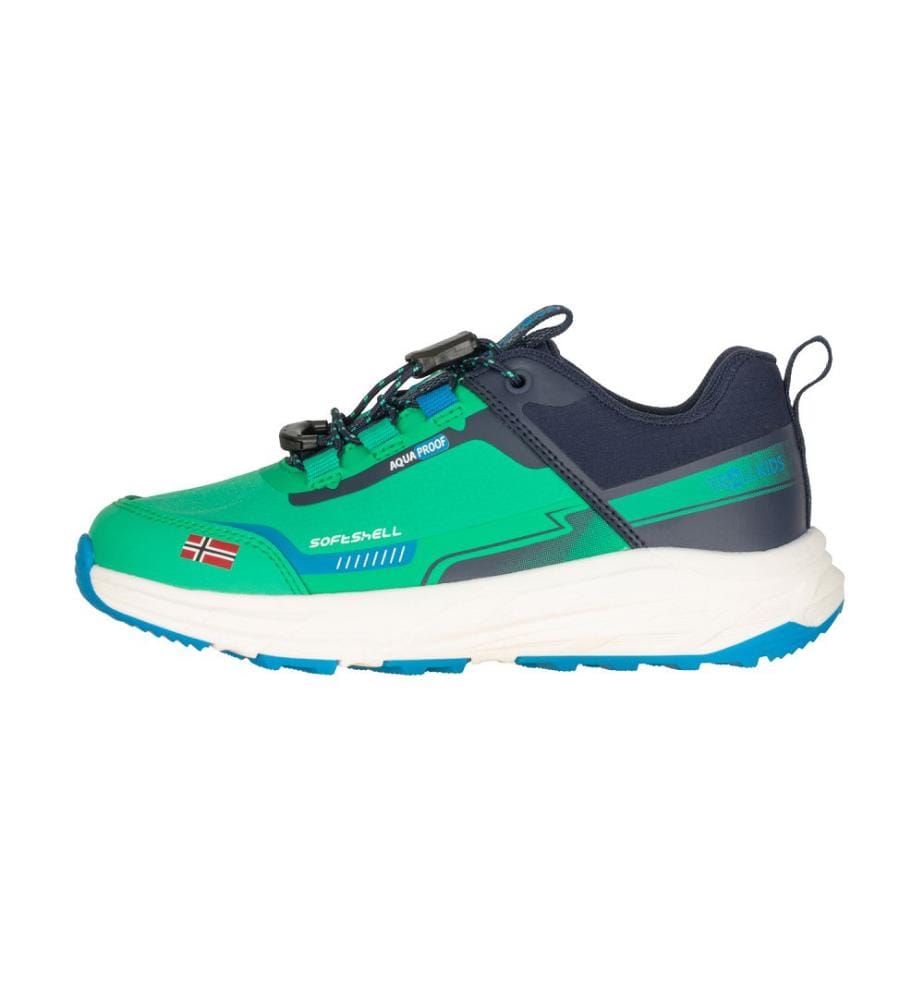 Bjordal Hiker Shoes - emerald green and dynamic blue and navy