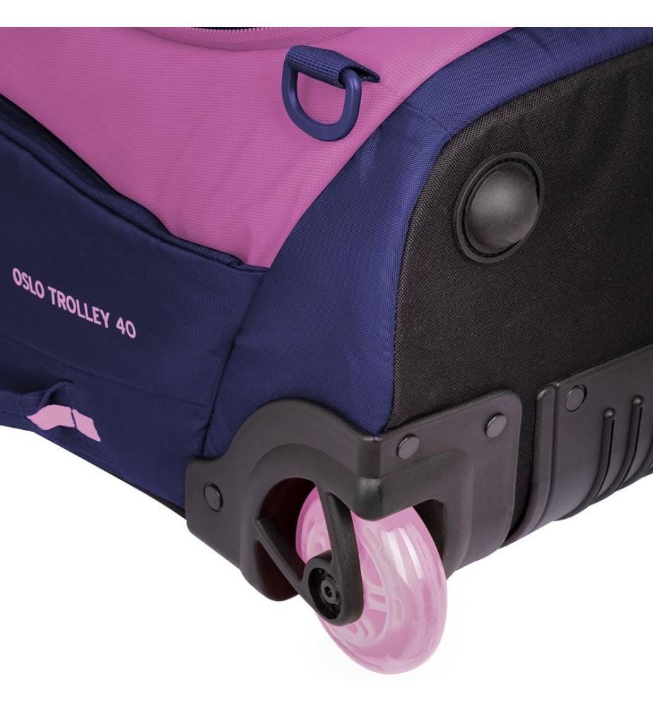 Carrello Oslo - rosa malva, blu violetto e rosa selvatico
