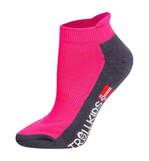 Pack of 2 Pairs of Socks Hiking Low Cut - Fuchsia