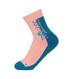 Anti Slip Socks - Peony Rose & Harbor Blue