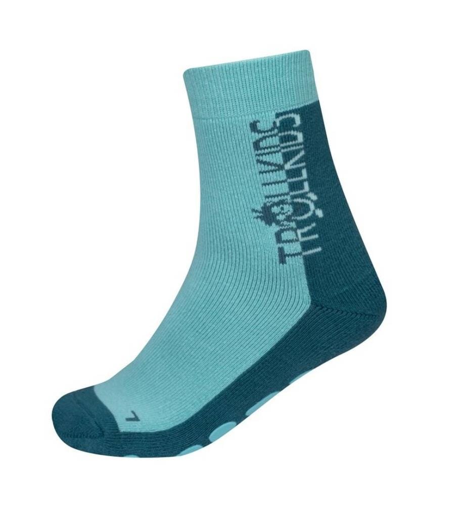 Rutschfeste Socken - Teal und Aqua