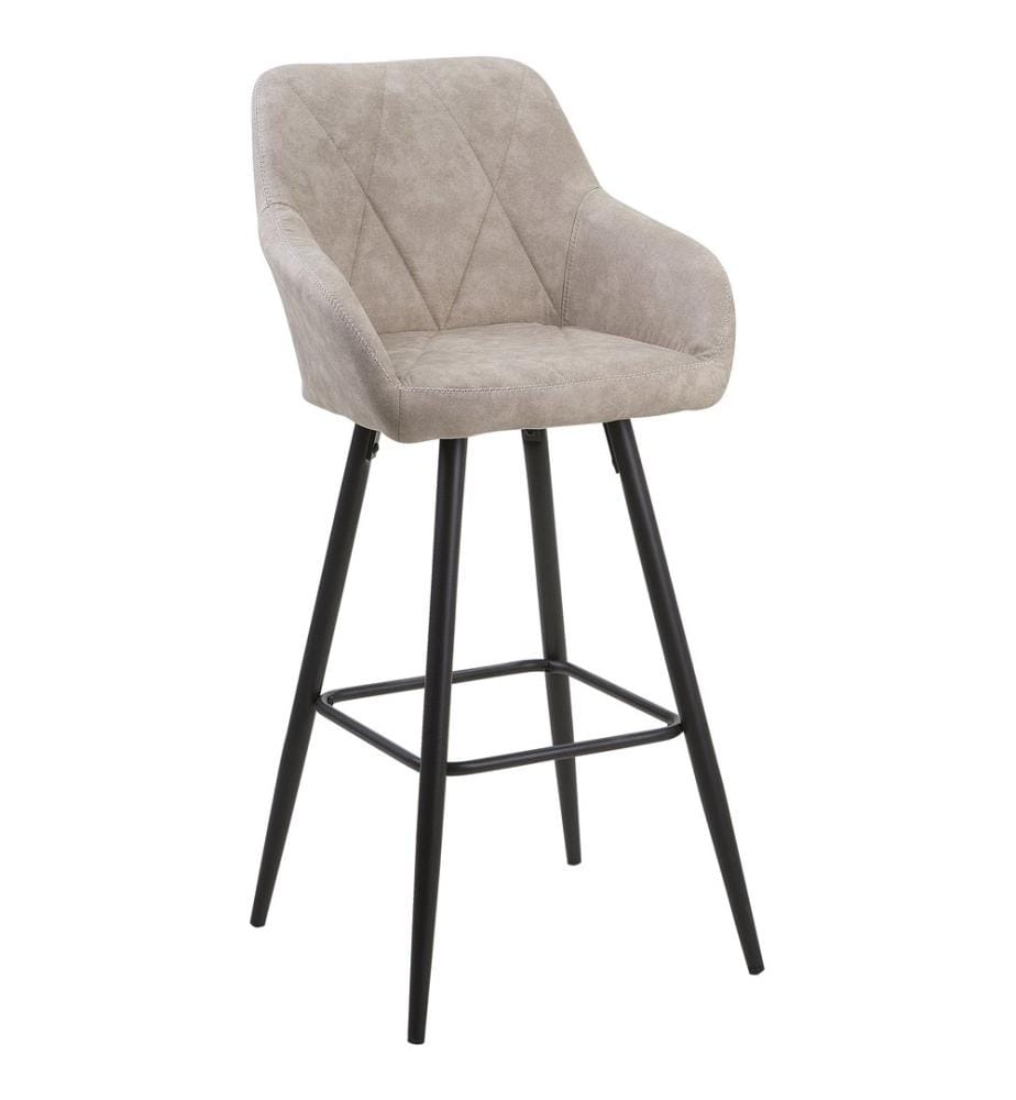 Set mit 2 Barstühlen DARIEN Beige