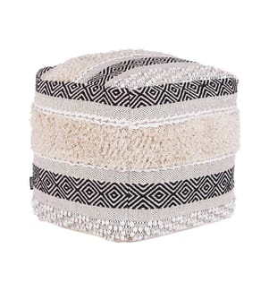Pouf KANAM Cotone Beige chiaro