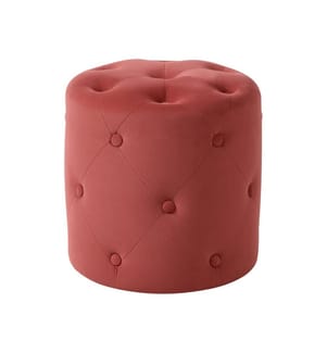 Pouf COROLLA Velluto Corallo