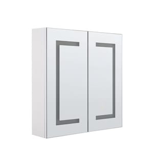 Armoire de toilette murale LED MAZARREDO 60 cm 60 cm Blanc
