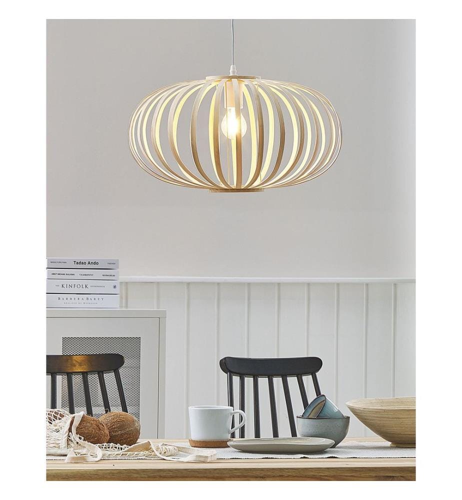 Lampadario HAVEL Legno di bambù Marrone chiaro