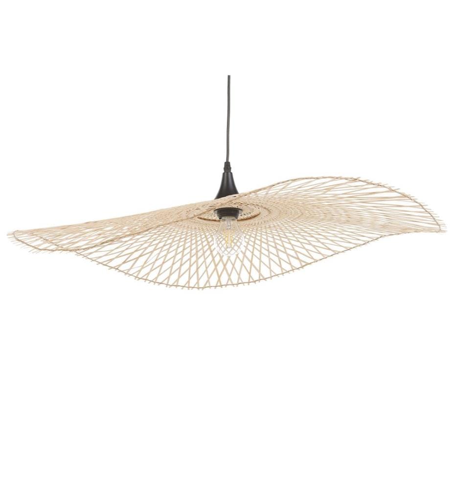 Lampadario FLOYD Legno di bambù Marrone chiaro