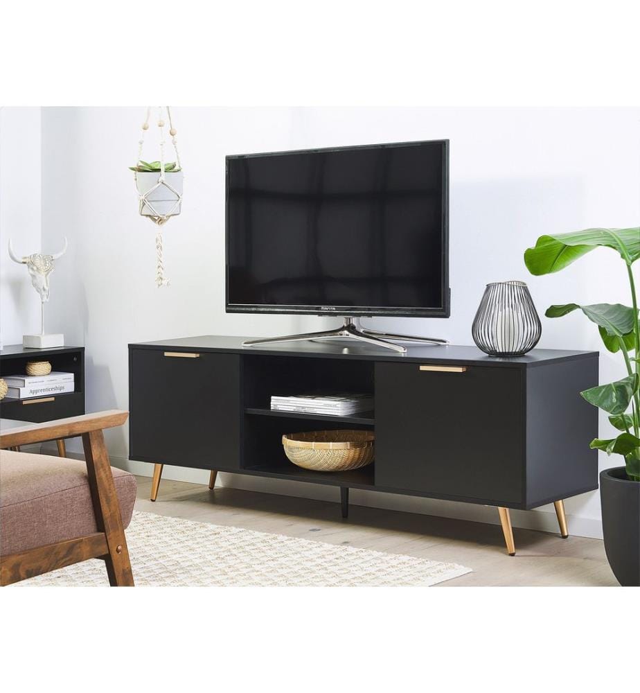 TV-Möbel INDIO Schwarz
