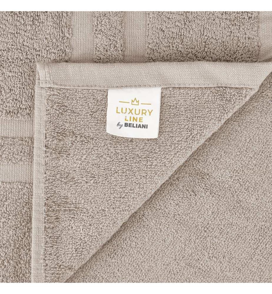 Lot de 9 serviettes AREORA Coton Beige
