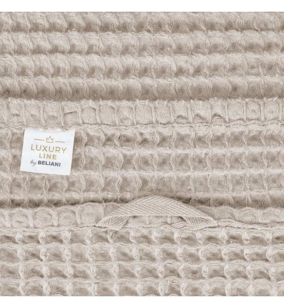 Lot de 4 serviettes AREORA Coton Beige