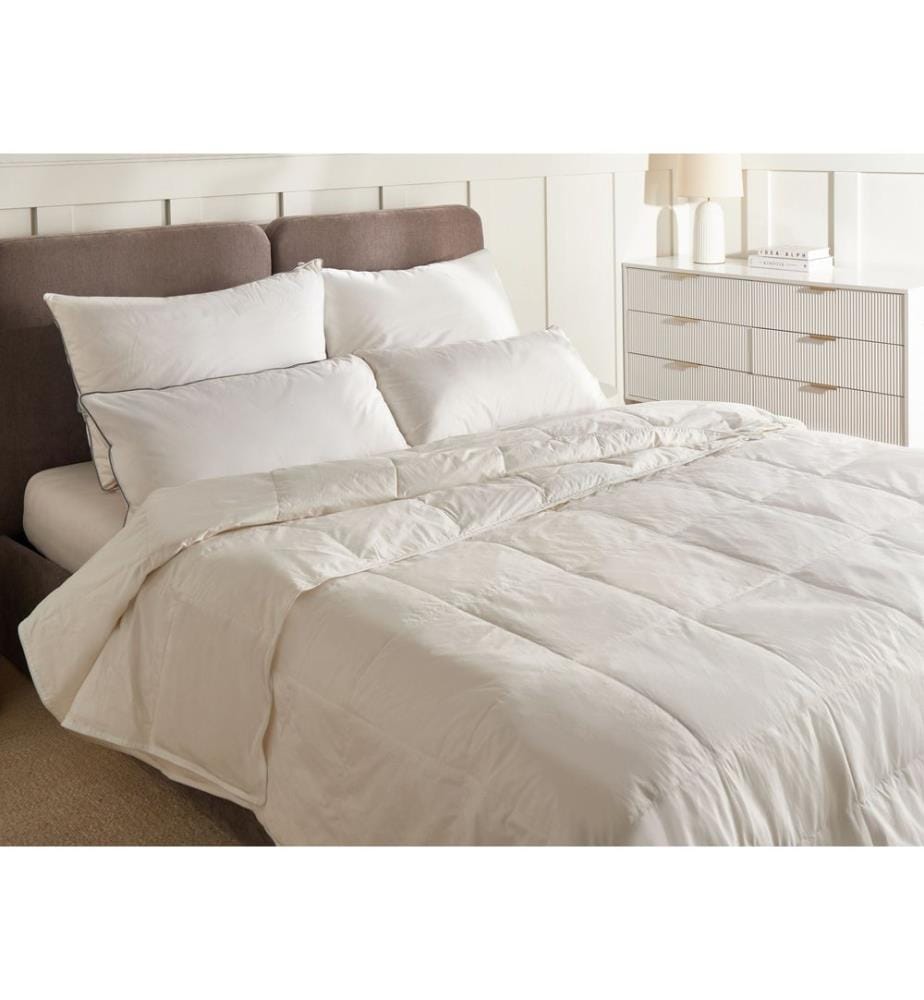 Couette double épaisseur toutes saisons SERRATO Plumes 220 x 240 cm